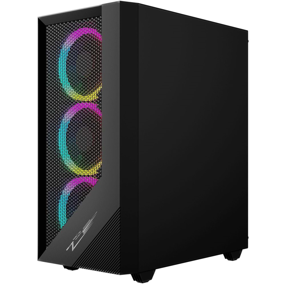 GAMETECH FORTES 4x RAINBOW FAN MESH PANEL GAMİNG OYUNCU KASASI