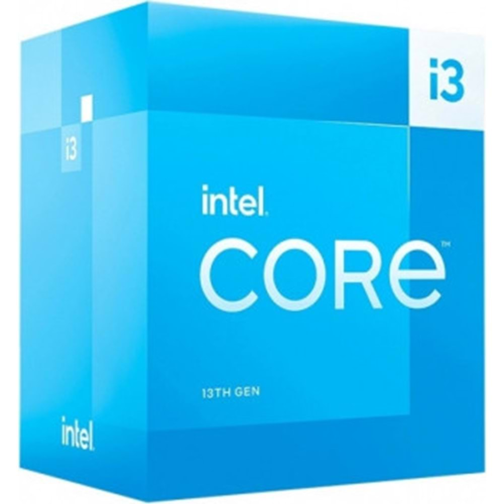 INTEL CORE İ3-13100 3.40GHz 12MB 1700p 13. NESIL