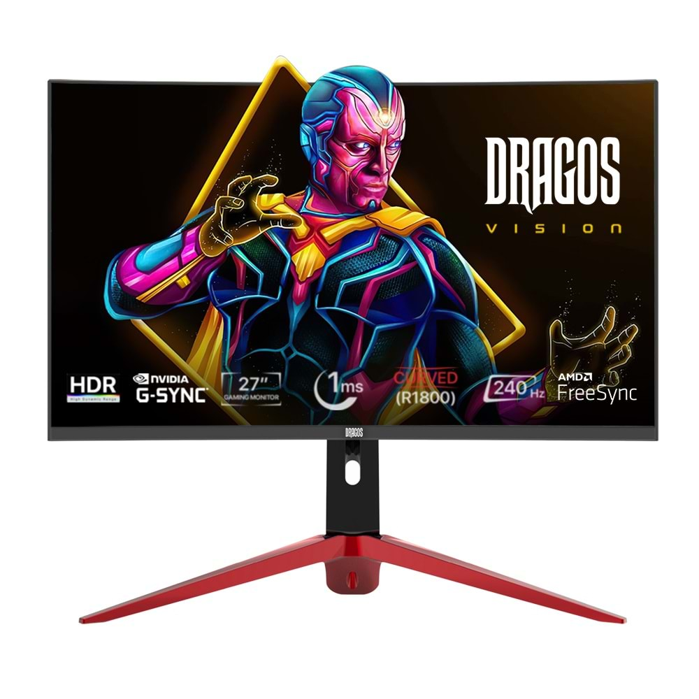 Dragos VISION V27240 1ms 240Hz Hdmi Dp 1920x1080 27