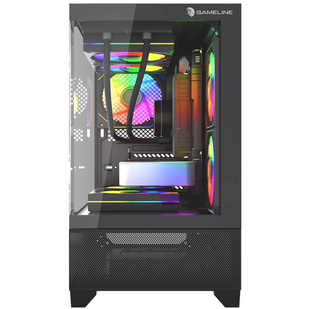 Gameline Armor V3 3x Rgb Fan Temperli Cam USB 3.0 Gaming Bilgisayar Kasası