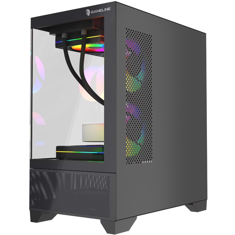 Gameline Armor V3 3x Rgb Fan Temperli Cam USB 3.0 Gaming Bilgisayar Kasası