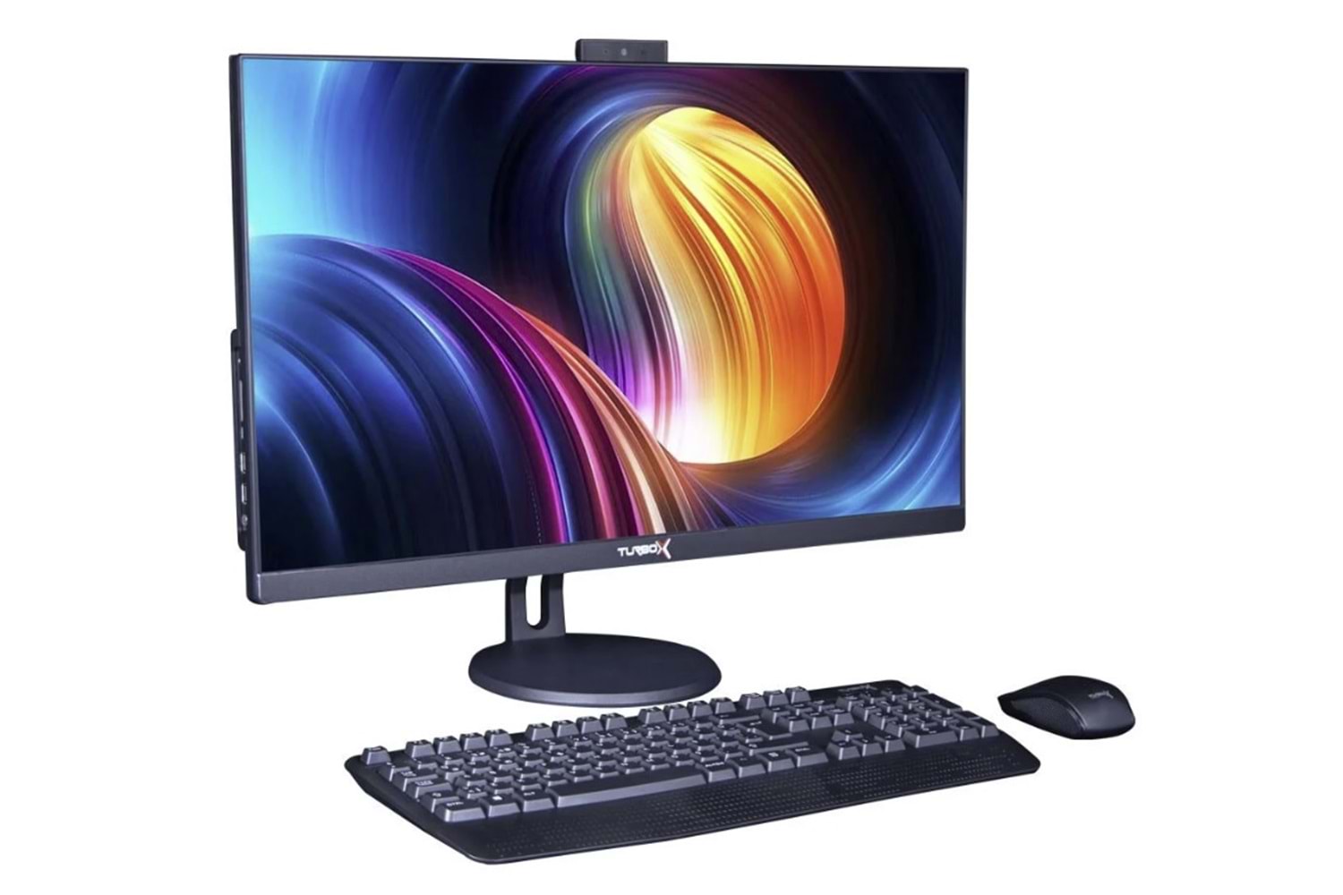 Turbox TAx726 i5 12400 16GB Ram 512GB M.2 NVMe SSD 27'' Bluetooth Webcam Siyah All In One Bilgisayar