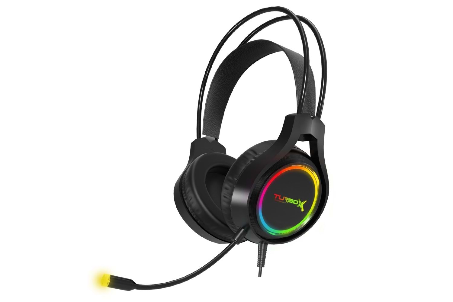 Turbox ClanX Rainbow Backlight USB Kafa Bantlı Gaming 7.1 Mikrofonlu Kulaklık