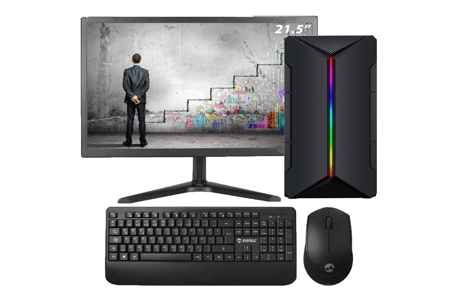 OFX21 İ3-4160 8GB RAM 256GB SSD 21.5