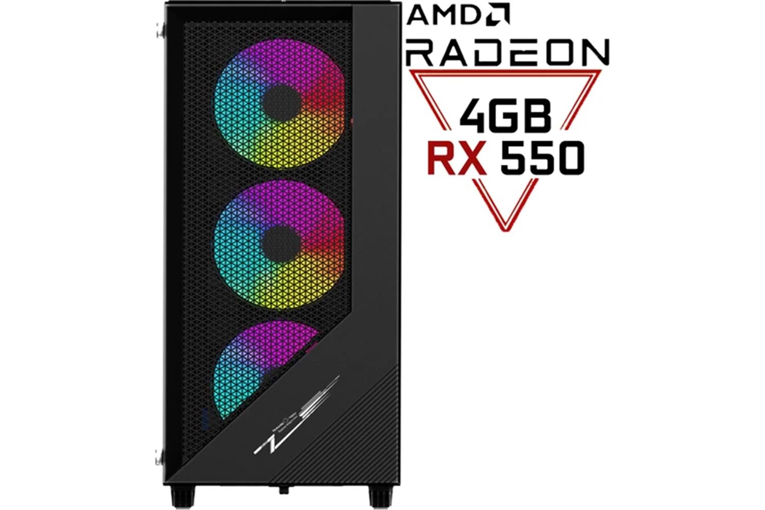 RX02 Ryzen 5 5500 16GB Ddr4 500GB SSD RX550 4gb Masaüstü Oyuncu Bilgisayar