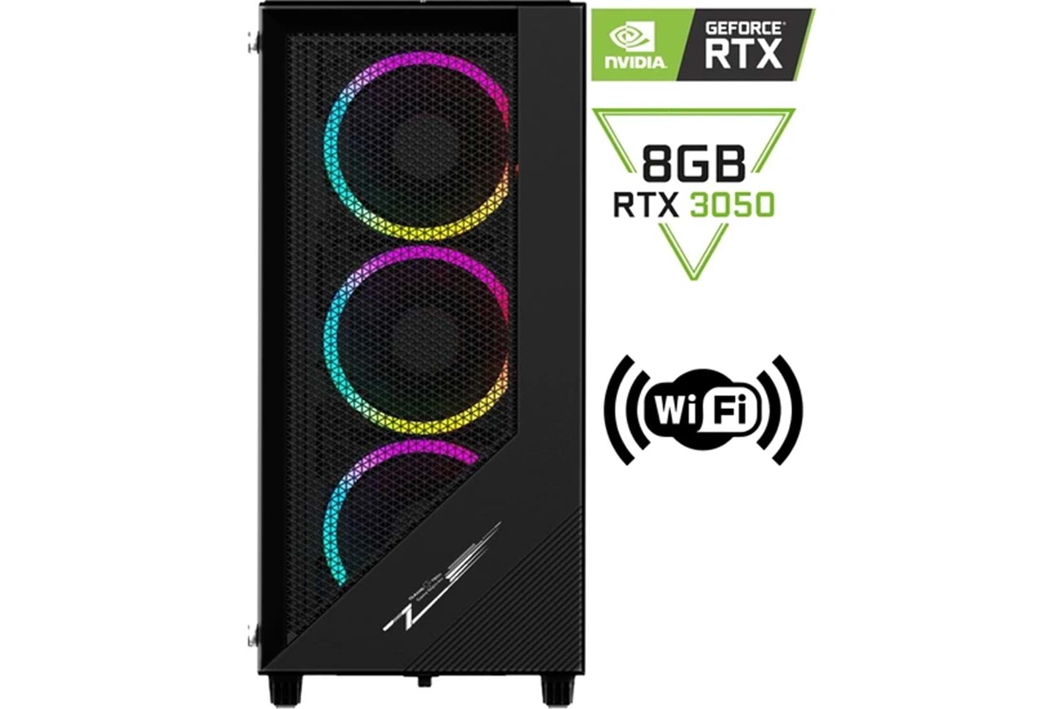 SPR03 | Ryzen 5 5500 16GB Ddr4 1tb SSD RTX3050 8gb Masaüstü Oyuncu Bilgisayar