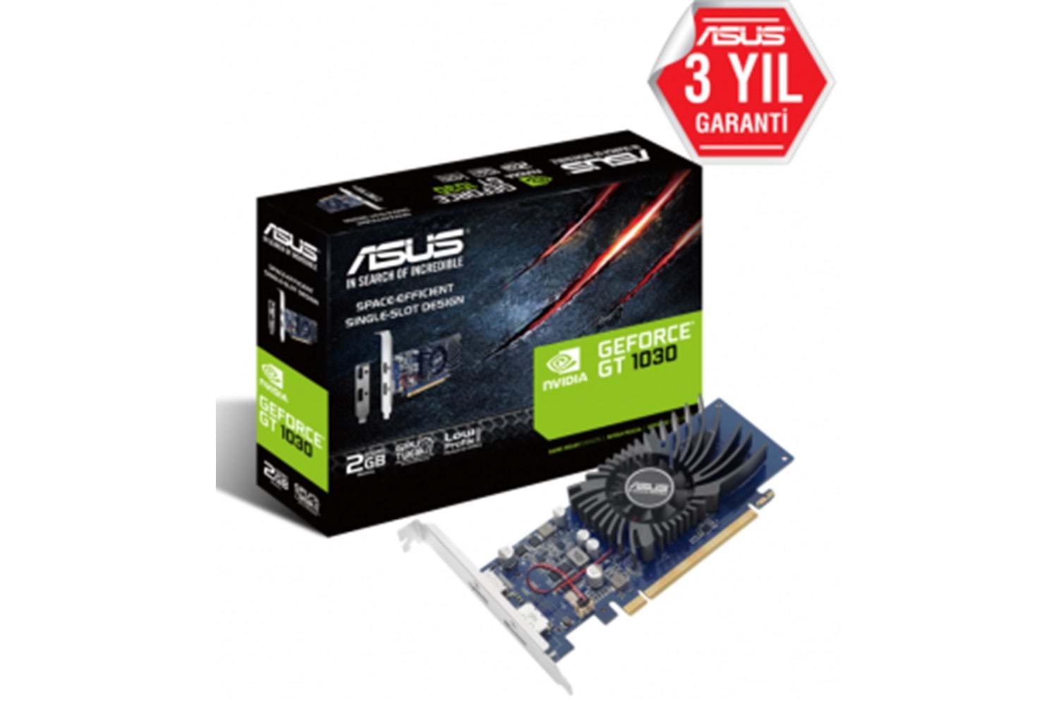 ASUS GT1030-2G-BRK 2GB DDR5 HDMI/DVI 64BİT