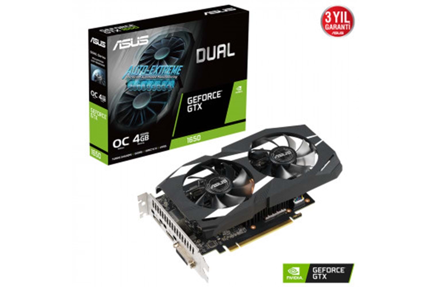 ASUS DUAL-GTX1650-O4GD6-P-V2 4GB GDDR6 HDMI 128BİT