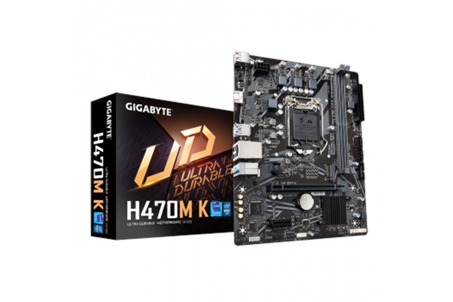 GIGABYTE H470M K 3200Mhz HDMI DP M.2 mATX 1200p