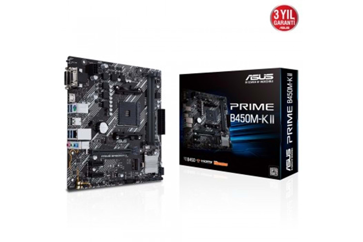 ASUS PRIME B450M-K II 4400 DDR4 DVI VGA M2 AM4