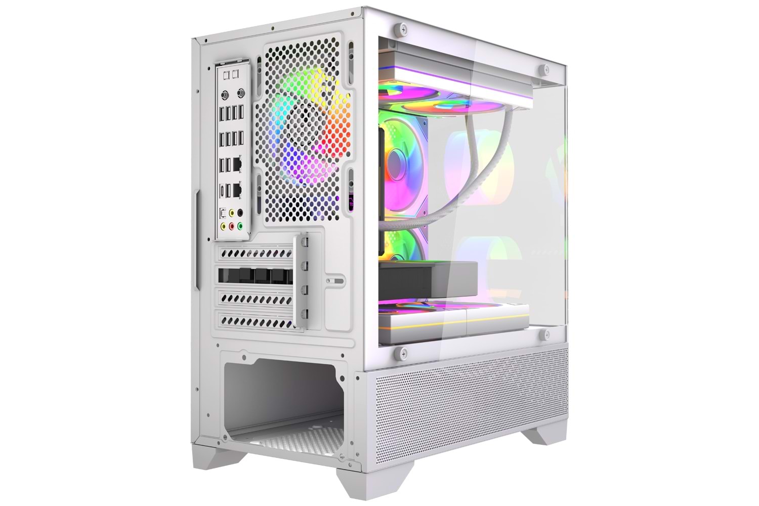 Gameline Armor V4 3x Rgb Fan Temperli Cam USB 3.0 Gaming Bilgisayar Kasası