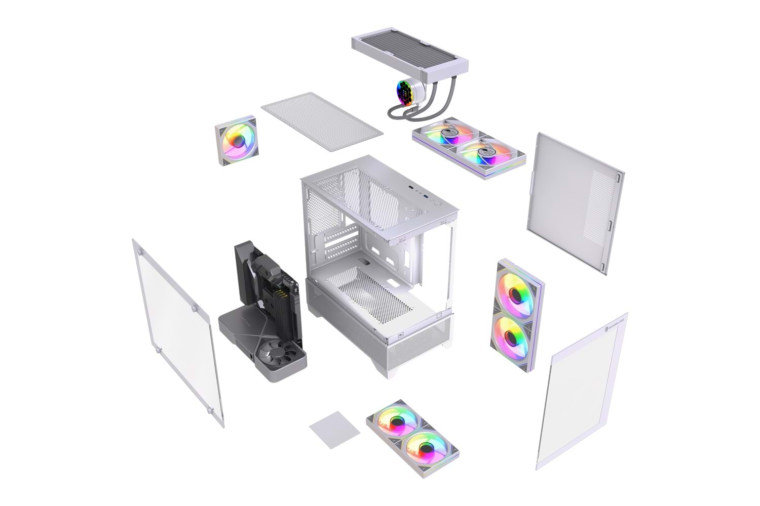 Gameline Armor V4 3x Rgb Fan Temperli Cam USB 3.0 Gaming Bilgisayar Kasası