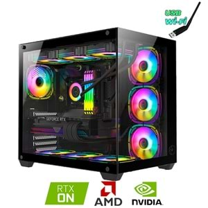 Cool-V24 Ryzen 7 5700x 32GB DDR4 1TB SSD RTX4060Ti 8GB Oyuncu Masaüstü Bilgisayarı