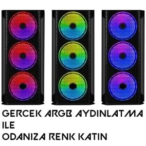 Single Pro Ryzen 5 5500 16gb Ddr4 500gb Ssd Rx550 4gb E.k Oyuncu Masaüstü Bilgisayar