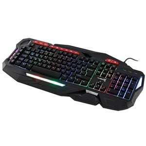 Turbox TR-GK103 USB Kablolu Gaming Standart Q Rainbow Aydınlatma Klavye