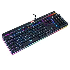 Dragos Infinity Pro INF500P USB Kablolu Full Rgb Makro Gaming Klavye Mekanik Blue Switch Mekanik RGB