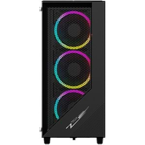 GAMETECH FORTES 4x RAINBOW FAN MESH PANEL GAMİNG OYUNCU KASASI