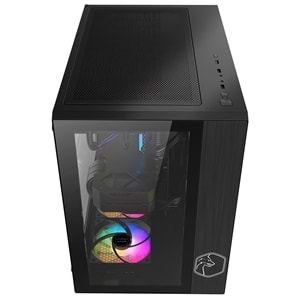 Gametech Prime Tuş Kontrollü RGB 7x120mm Fan Gaming Bilgisayar Kasası