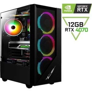 GMX01 | Ryzen 5 5500 16GB Ddr4 500GB SSD RTX4070 12GB Oyuncu Masaüstü Bilgisayar