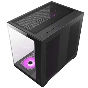 Gametech Prime V2 Tuş Kontrollü RGB 7x120mm Fan Gaming Bilgisayar Kasası