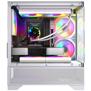 Gameline Armor V4 3x Rgb Fan Temperli Cam USB 3.0 Gaming Bilgisayar Kasası