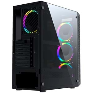 GAMETECH COLDER RAINBOW 4X120MM FAN GAMING OYUNCU KASASI