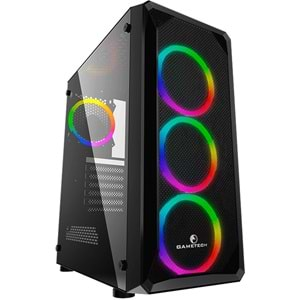 GAMETECH LEGEND RAINBOW 4X120MM FAN GAMING OYUNCU KASASI