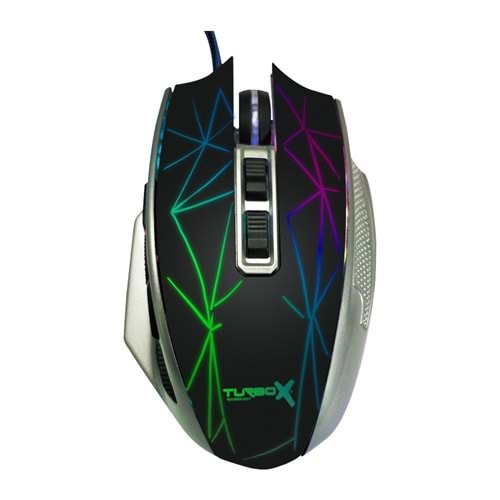 Turbox TR-M5 2400 DPI Usb Kablo Gaming RGB Işıklı Mouse