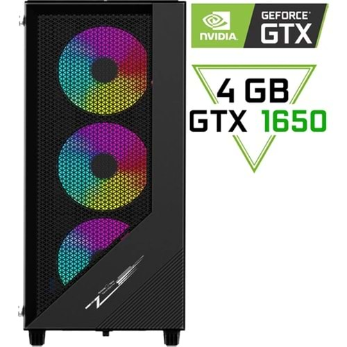 GTX02 Ryzen 5 5500 16GB Ddr4 500GB SSD GTX1650 4gb Masaüstü Oyuncu Bilgisayar