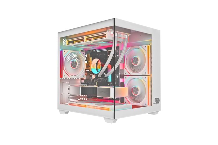 GAMELİNE HIPER V3 3x RGB Fanlı USB 3.0 Gaming Bilgisayar Kasası Beyaz