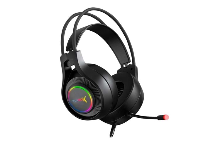 Turbox ClanX Rainbow Backlight USB Kafa Bantlı Gaming 7.1 Mikrofonlu Kulaklık