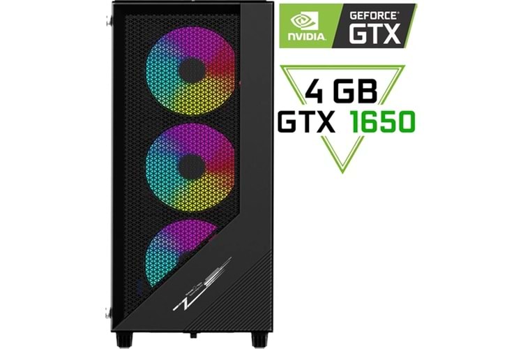 GTX06 Ryzen 5 5500 32GB Ddr4 1tb SSD GTX1650 4gb Masaüstü Oyuncu Bilgisayar