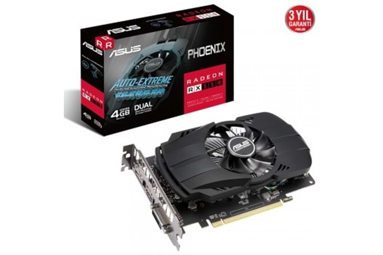 ASUS PH-RX550-4G-EVO 4GB GDDR5 HDMI DVI DP 128Bit