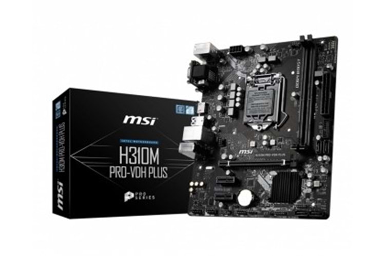 MSI H310M PRO-VDH PLUS DDR4 2666/2133Mhz mATX 1151p
