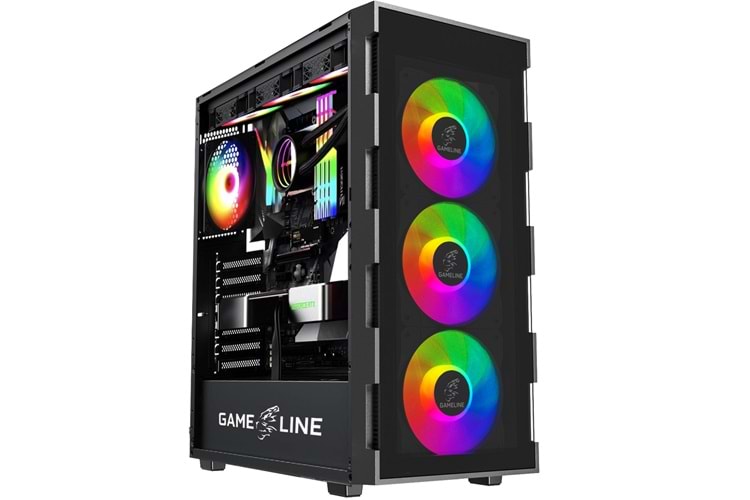 GAMELİNE Ryzen 5 7600 64GB DDR5 Ram 1TB M.2 NVMe SSD 12GB RTX3060 Ekran Kartı Masaüstü Oyuncu Bilgisayarı