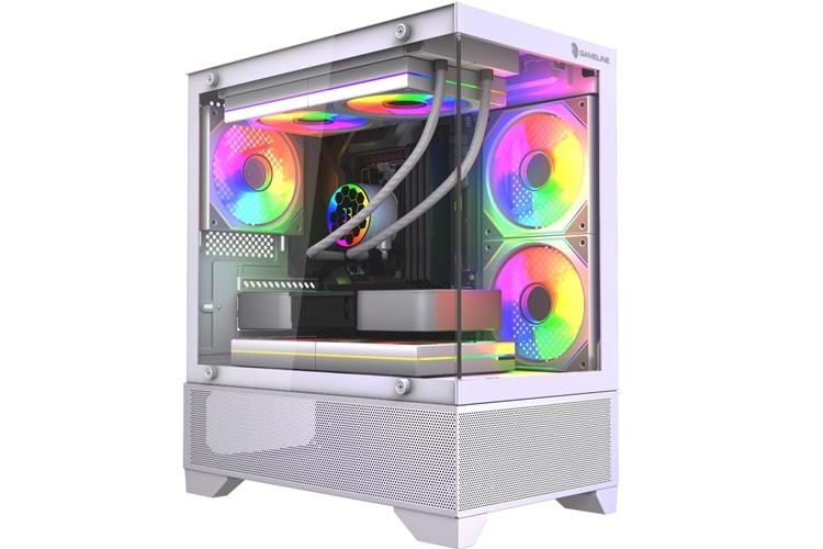 Gameline Armor V4 3x Rgb Fan Temperli Cam USB 3.0 Gaming Bilgisayar Kasası