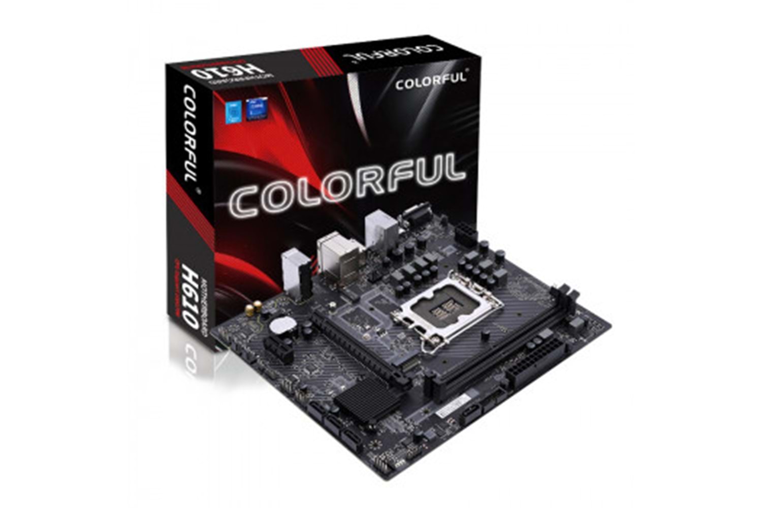 COLORFUL H610M-E M.2 V20 DDR4 3200MHz HDMI mATX 1700p