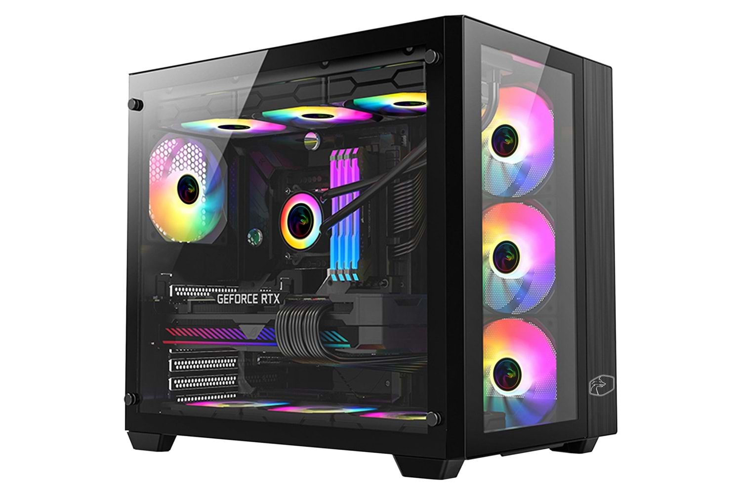 Gameline NX04 Ryzen 7 5700X 32GB Ddr4 1tb SSD RTX3060 12GB Oyuncu Masaüstü Bilgisayarı