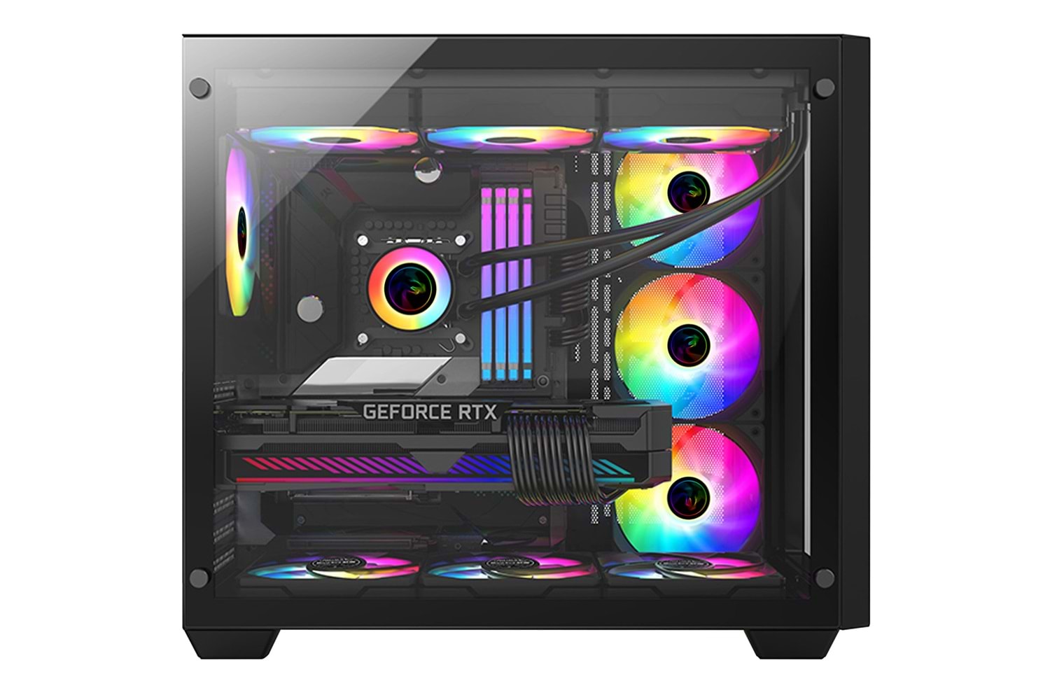 Gameline NX04 Ryzen 7 5700X 32GB Ddr4 1tb SSD RTX3060 12GB Oyuncu Masaüstü Bilgisayarı